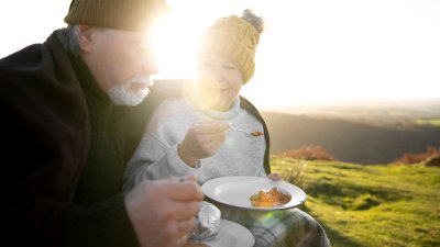 Een gourmetmaaltijd voor onderweg